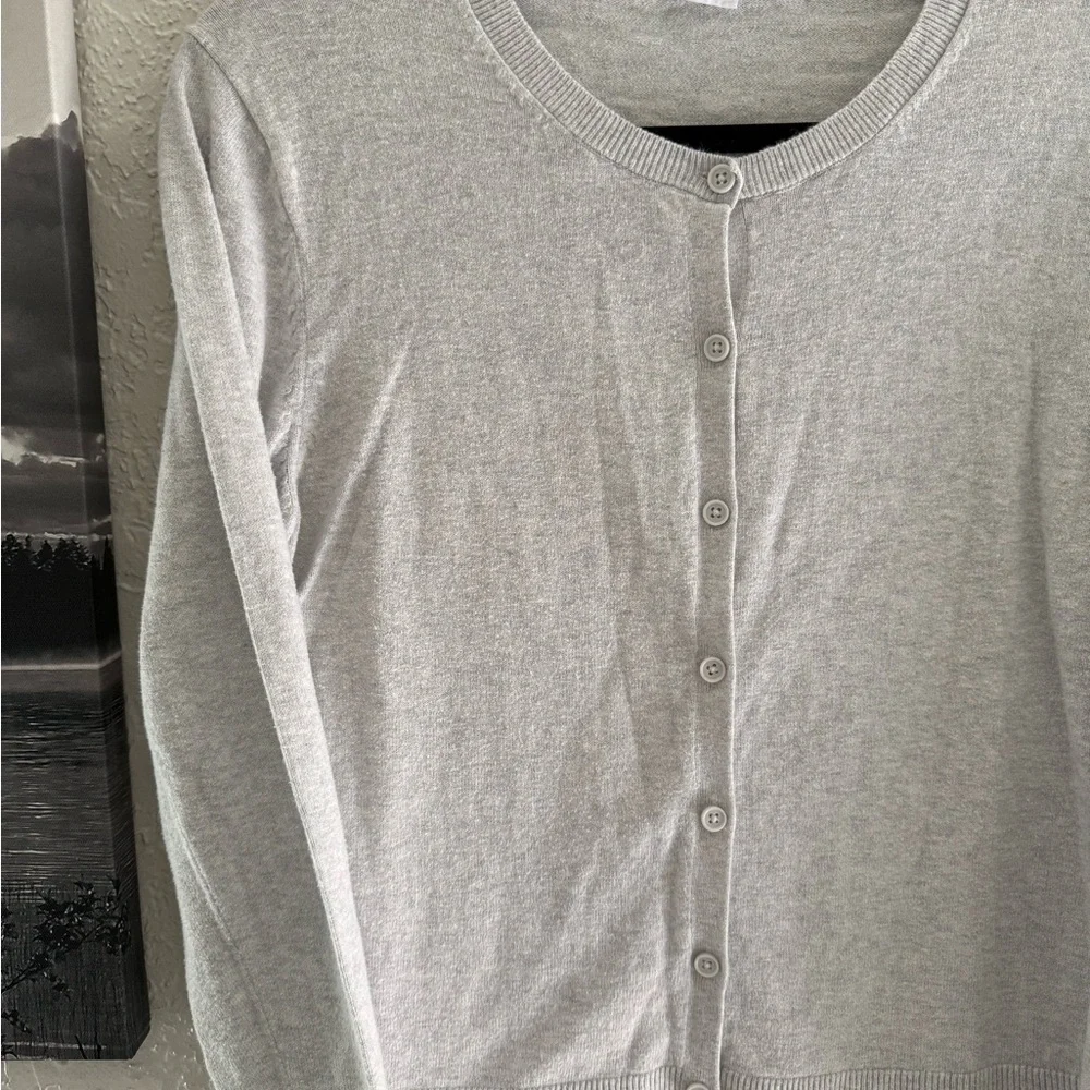 GAP Women's Black and Light Gray Cardigan Set LOT - Classic Cardigan - Picture 13 of 16